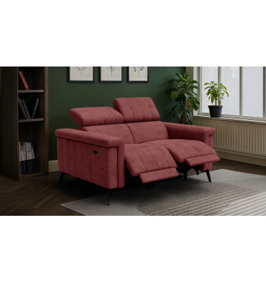 Relaxsofa 2-Sitzer NORDEL, bordeaux