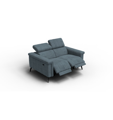 Relaxsofa 2-Sitzer NORDEL, blaugrau