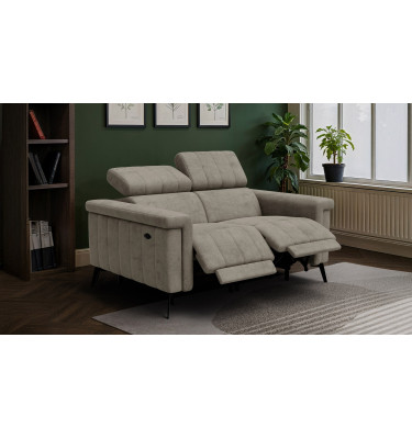 Relaxsofa 2-Sitzer NORDEL, dunkles beige