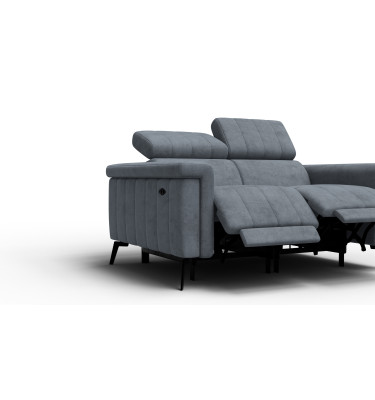 Relaxsofa 2-Sitzer NORDEL, dunkelgrau