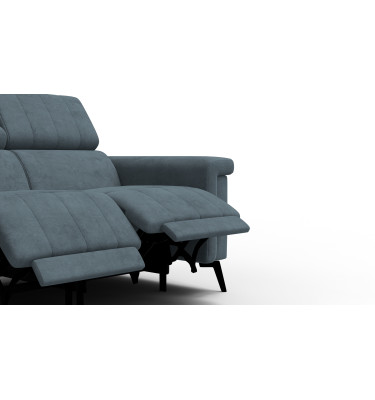 Relaxsofa 2-Sitzer NORDEL, blaugrau