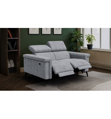 Relaxsofa 2-Sitzer NORDEL, grau