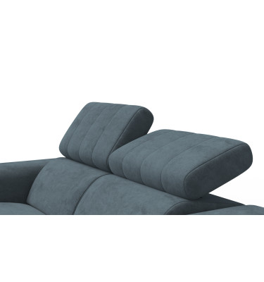 Relaxsofa 2-Sitzer NORDEL, blaugrau