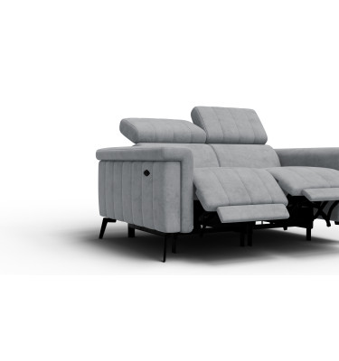 Relaxsofa 2-Sitzer NORDEL, grau