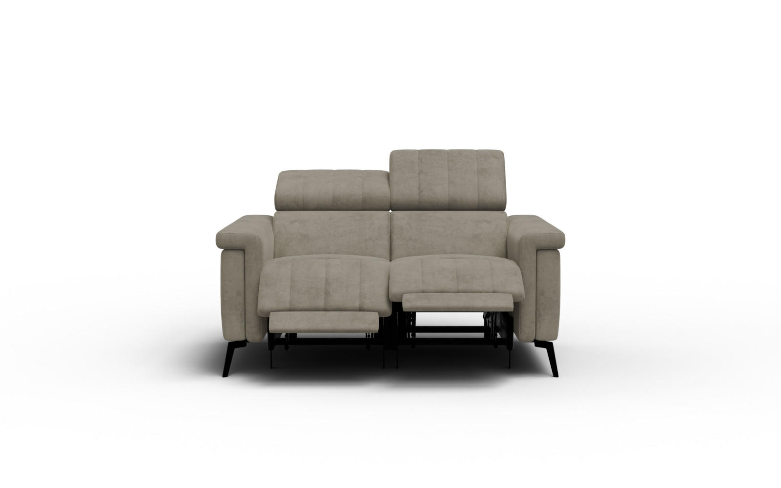 Relaxsofa 2-Sitzer NORDEL, dunkles beige