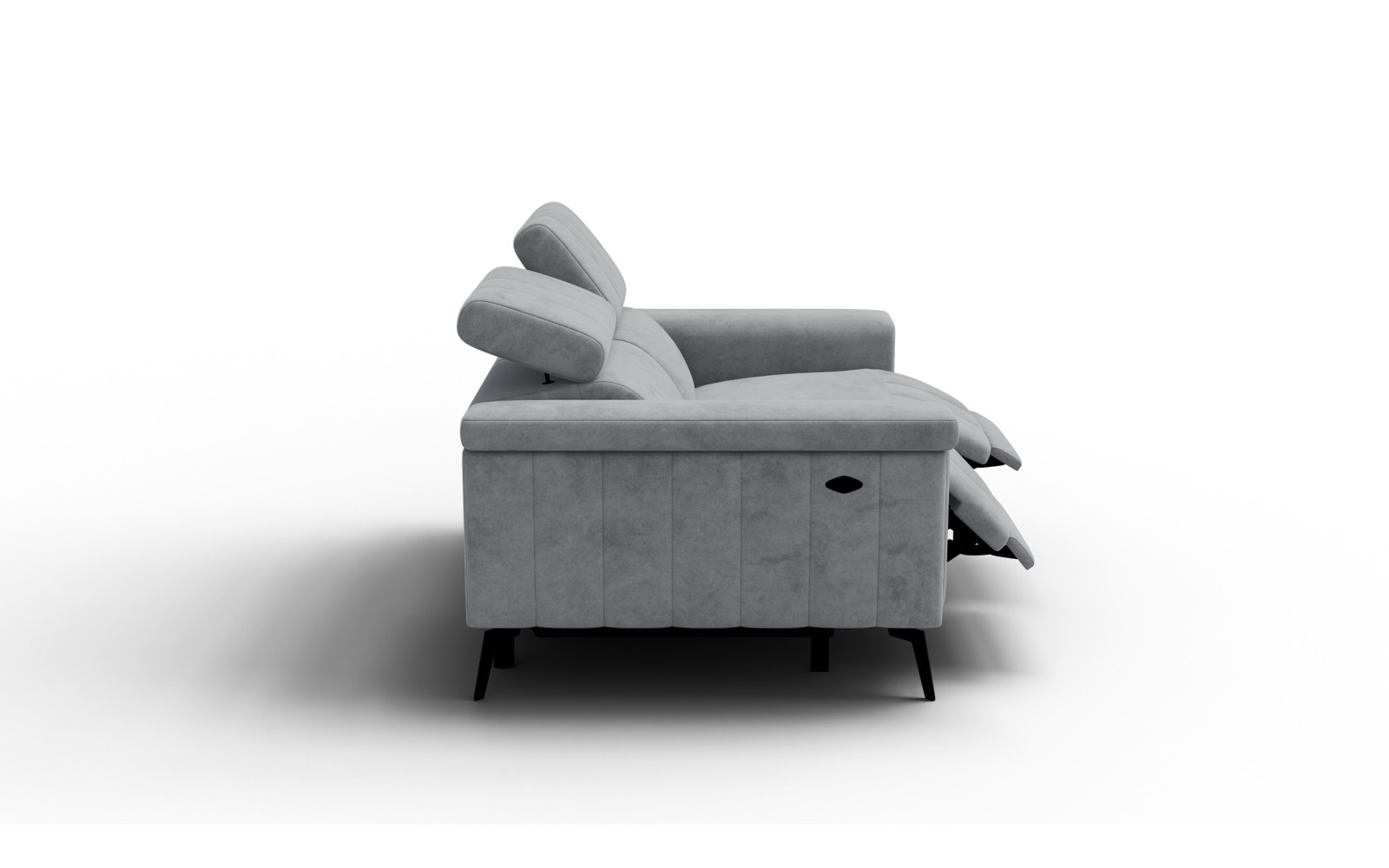 Relaxsofa 2-Sitzer NORDEL, grau