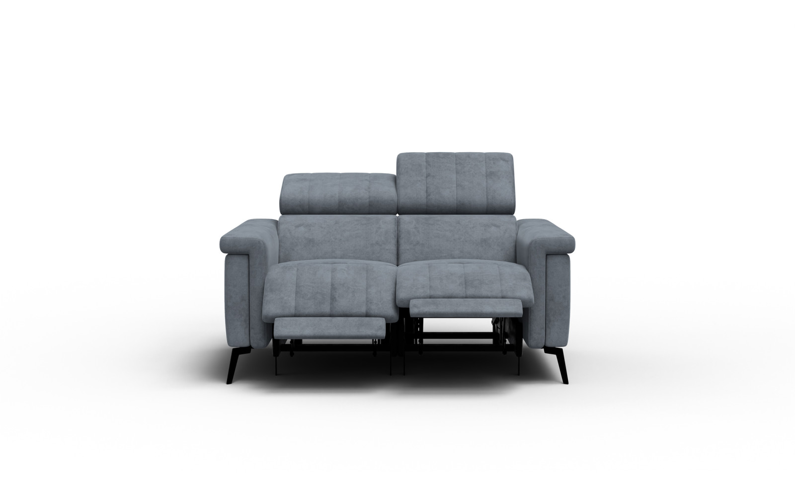 Relaxsofa 2-Sitzer NORDEL, dunkelgrau