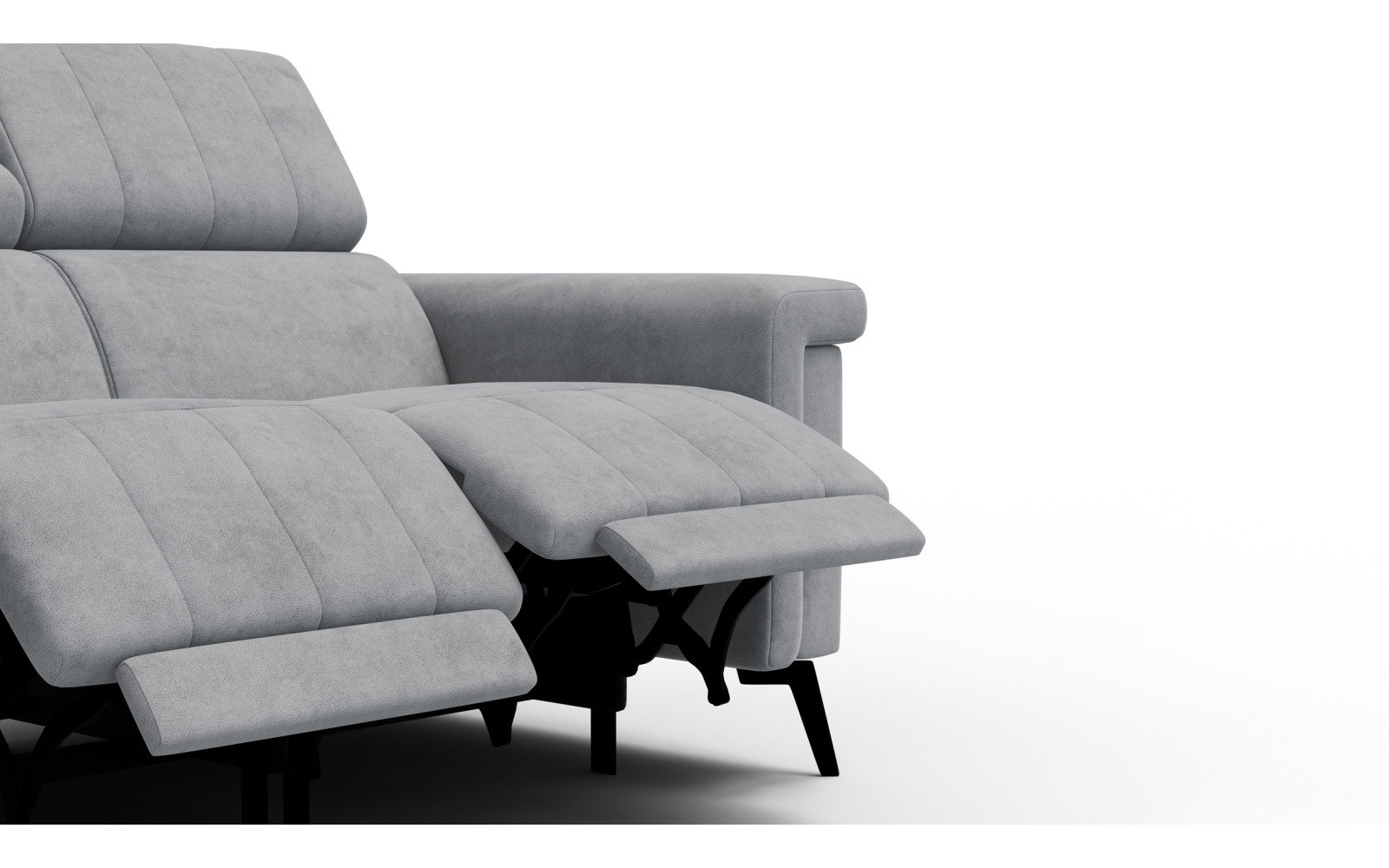 Relaxsofa 2-Sitzer NORDEL, grau