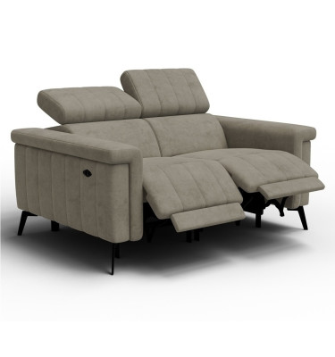 Relaxsofa 2-Sitzer NORDEL, dunkles beige