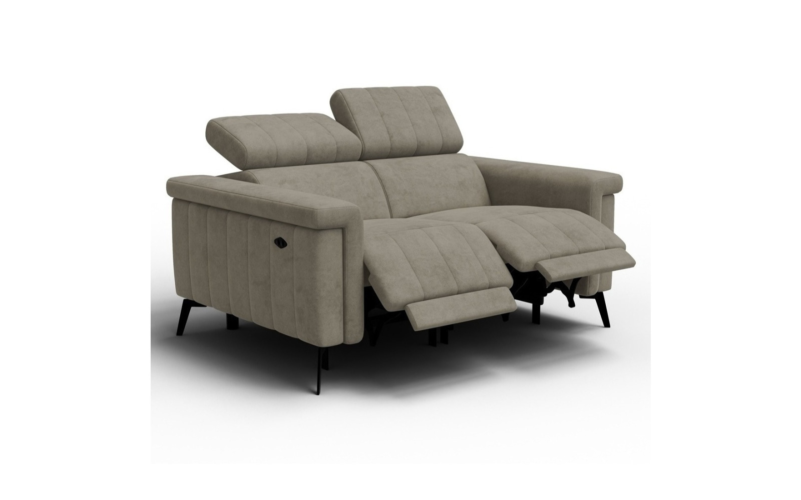 Relaxsofa 2-Sitzer NORDEL, dunkles beige