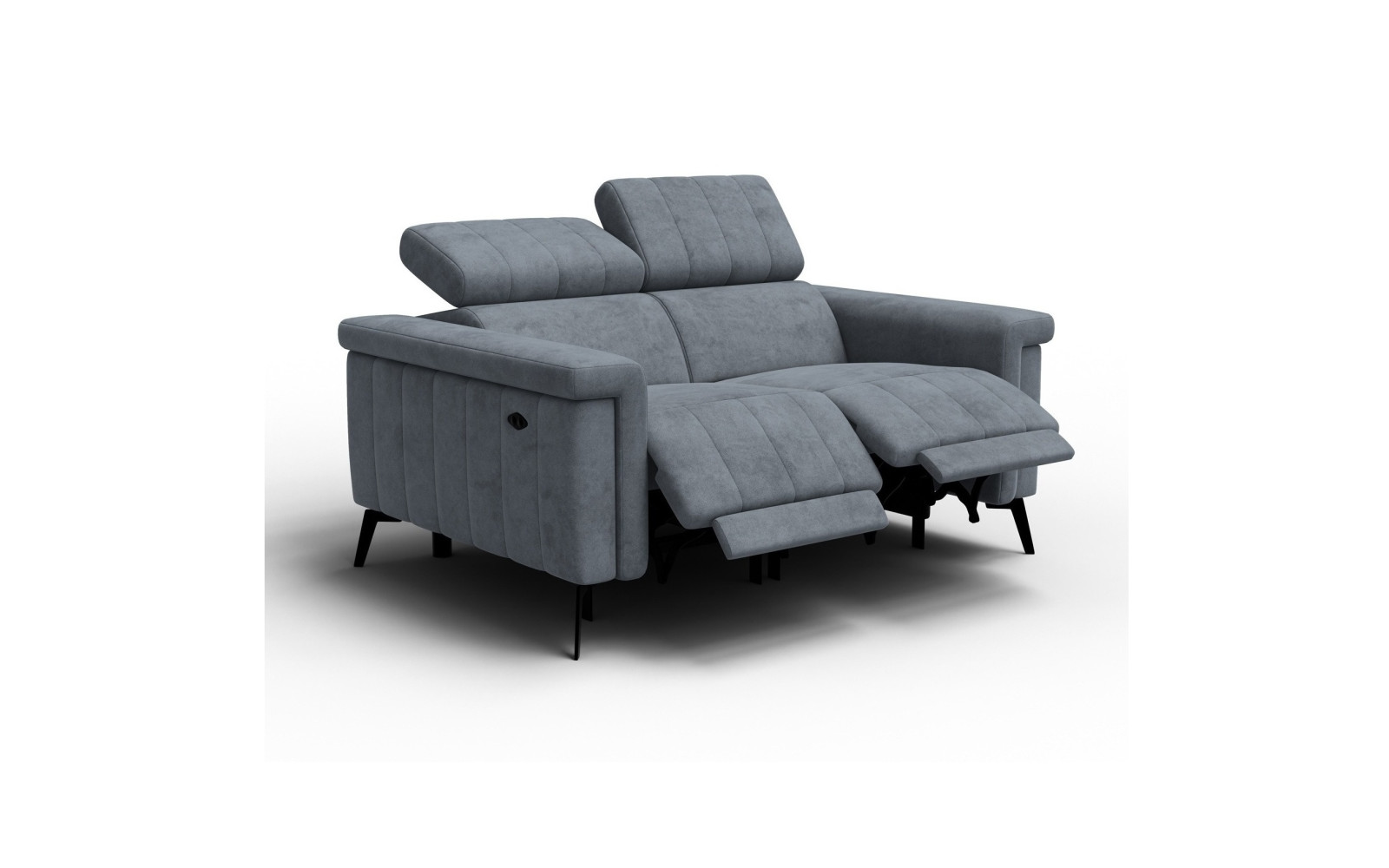 Relaxsofa 2-Sitzer NORDEL, dunkelgrau