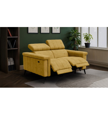 Relaxsofa 2-Sitzer NORDEL, senfgelb