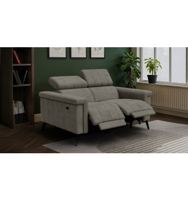 Relaxsofa 2-Sitzer NORDEL, taupe
