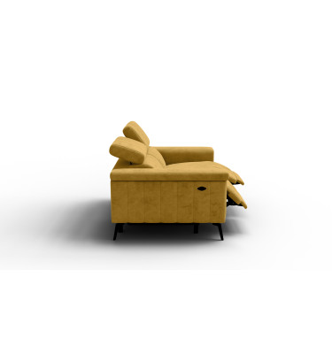 Relaxsofa 2-Sitzer NORDEL, senfgelb