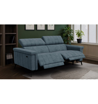 Relaxsofa 3-Sitzer NORDEL, blaugrau