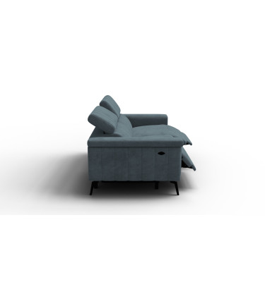 Relaxsofa 3-Sitzer NORDEL, blaugrau