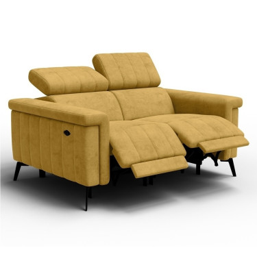Relaxsofa 2-Sitzer NORDEL, senfgelb
