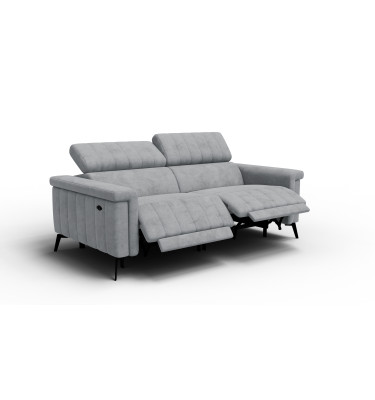 Relaxsofa 3-Sitzer NORDEL, grau