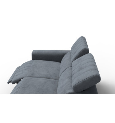 Relaxsofa 3-Sitzer NORDEL, dunkelgrau