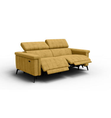 Relaxsofa 3-Sitzer NORDEL, senfgelb