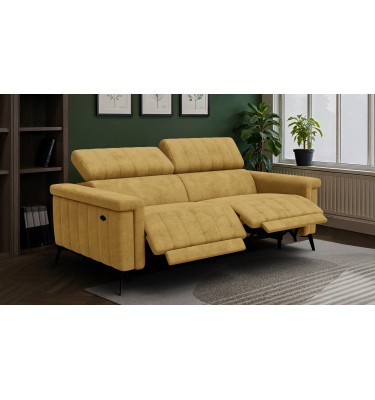 Relaxsofa 3-Sitzer NORDEL, senfgelb