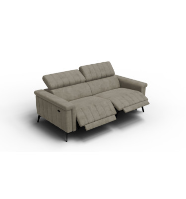 Relaxsofa 3-Sitzer NORDEL, dunkles beige