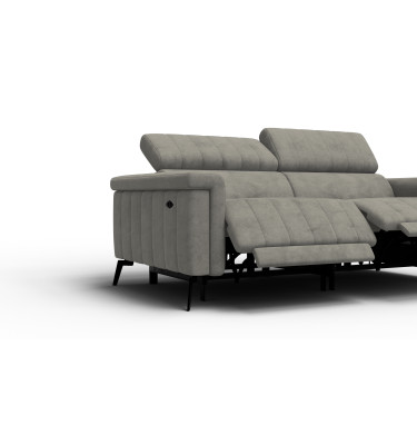 Relaxsofa 3-Sitzer NORDEL, taupe