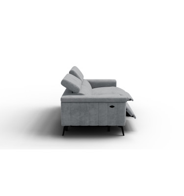 Relaxsofa 3-Sitzer NORDEL, grau