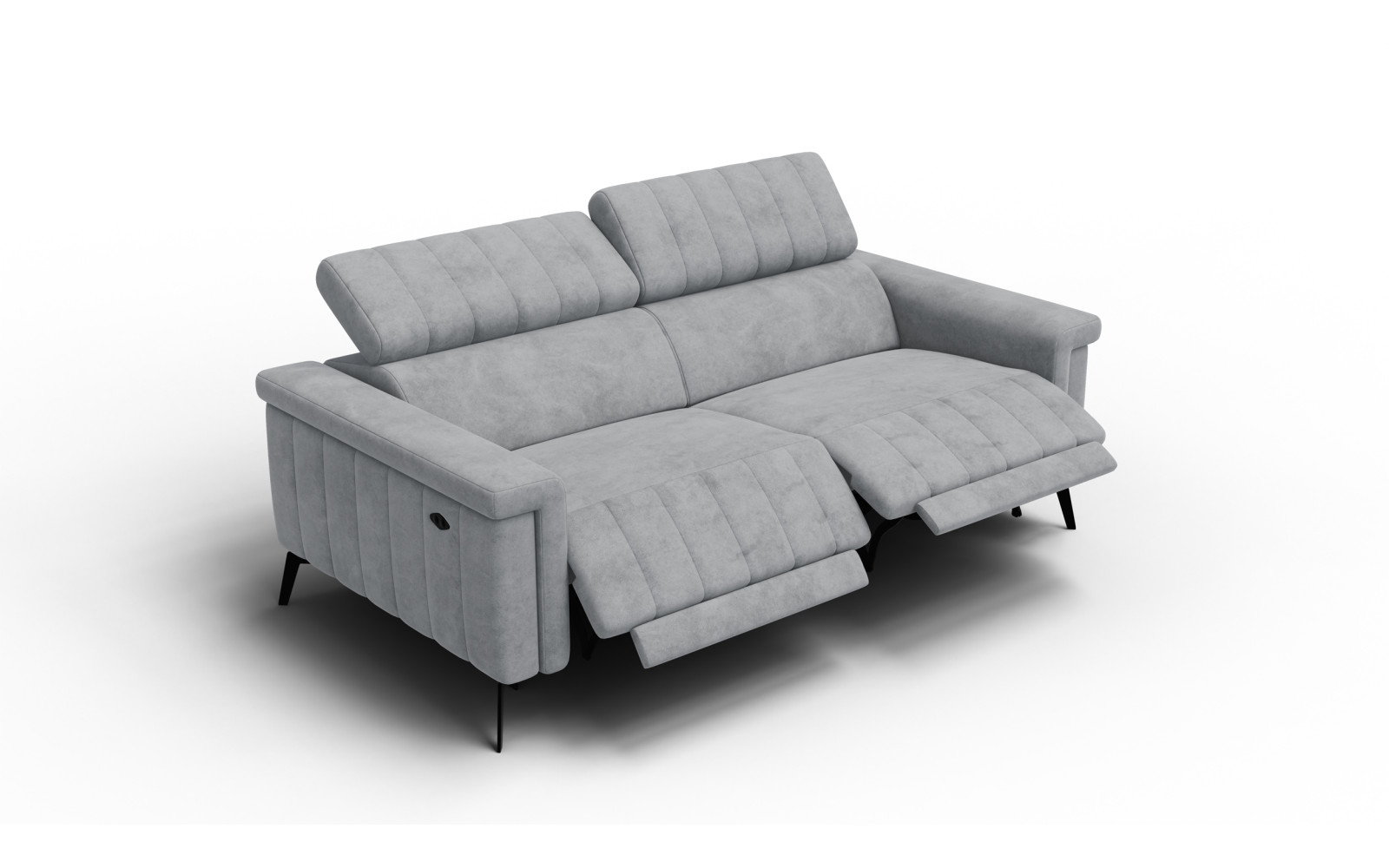 Relaxsofa 3-Sitzer NORDEL, grau