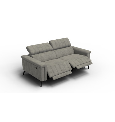 Relaxsofa 3-Sitzer NORDEL, taupe
