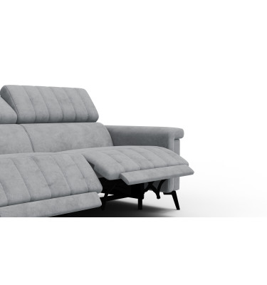 Relaxsofa 3-Sitzer NORDEL, grau