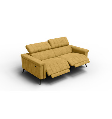 Relaxsofa 3-Sitzer NORDEL, senfgelb
