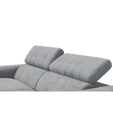 Relaxsofa 3-Sitzer NORDEL, grau