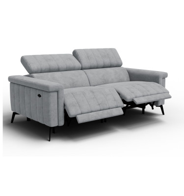 Relaxsofa 3-Sitzer NORDEL, grau