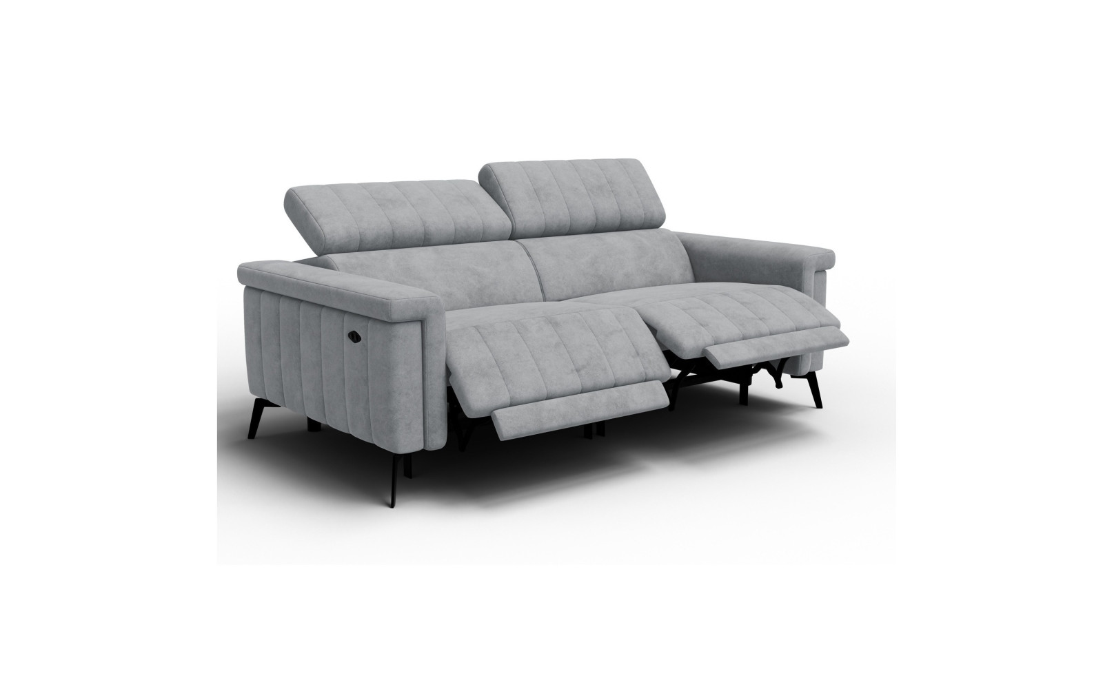 Relaxsofa 3-Sitzer NORDEL, grau