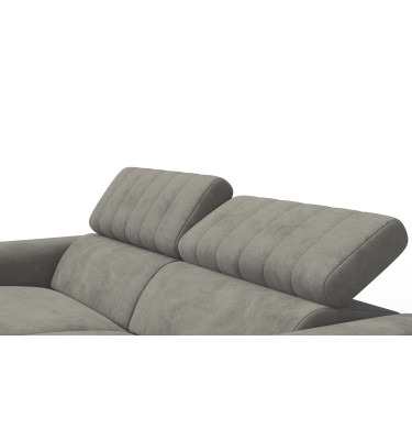 Relaxsofa 3-Sitzer NORDEL, taupe