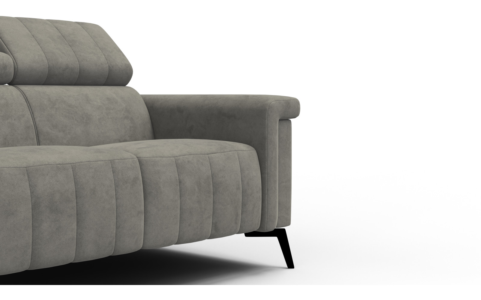 Sofa 2-Sitzer NORDEL, taupe