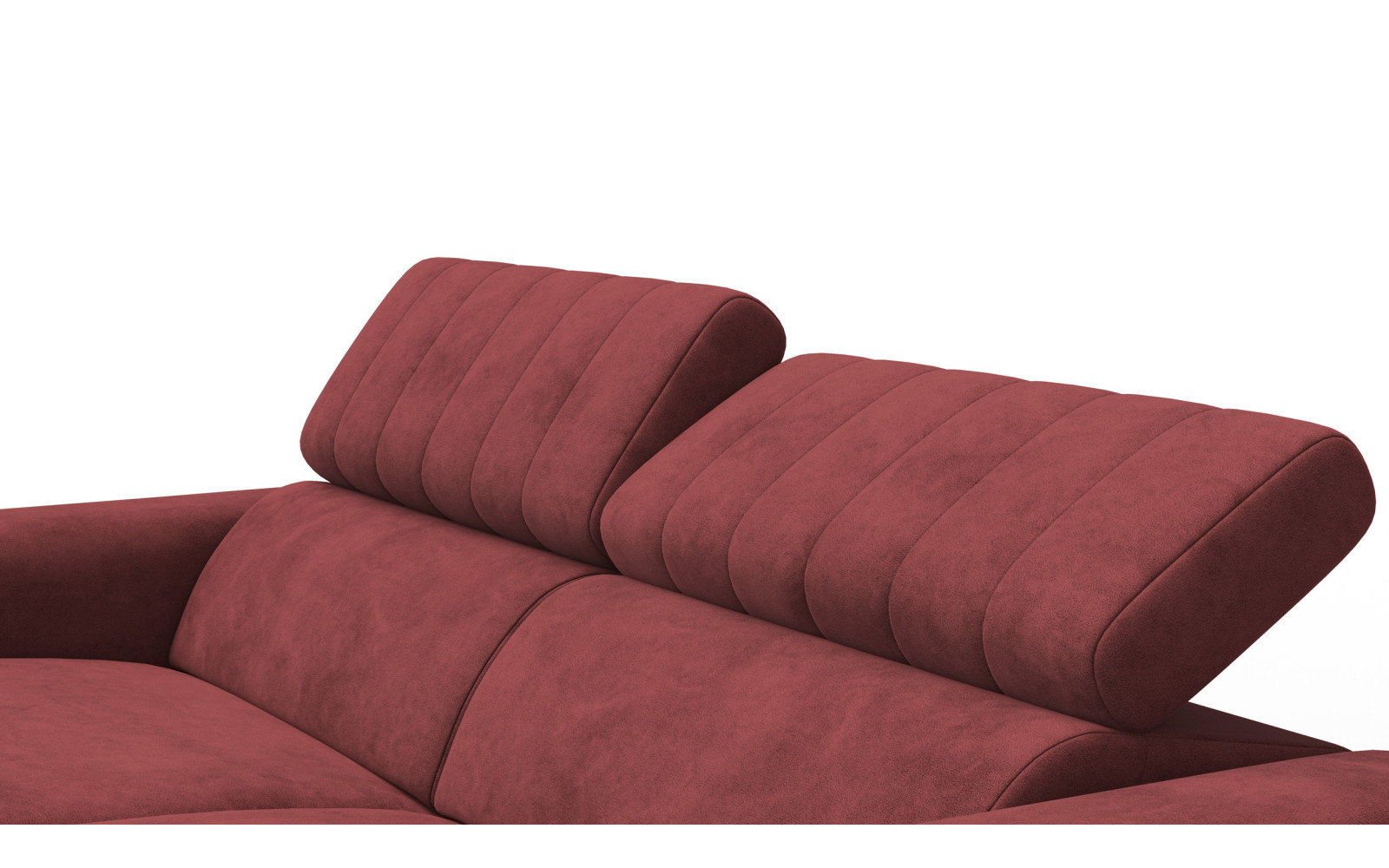 Relaxsofa 3-Sitzer NORDEL, bordeaux
