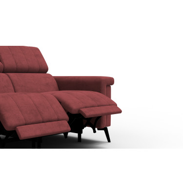 Relaxsofa 2-Sitzer NORDEL, bordeaux
