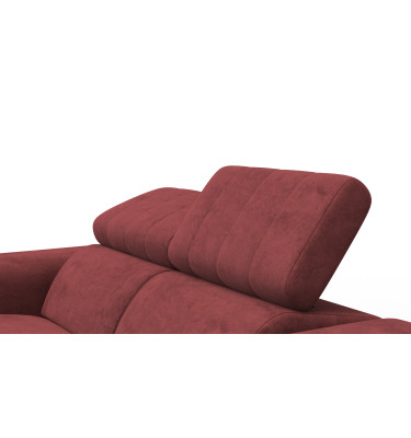 Relaxsofa 2-Sitzer NORDEL, bordeaux