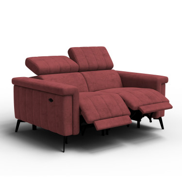 Relaxsofa 2-Sitzer NORDEL, bordeaux