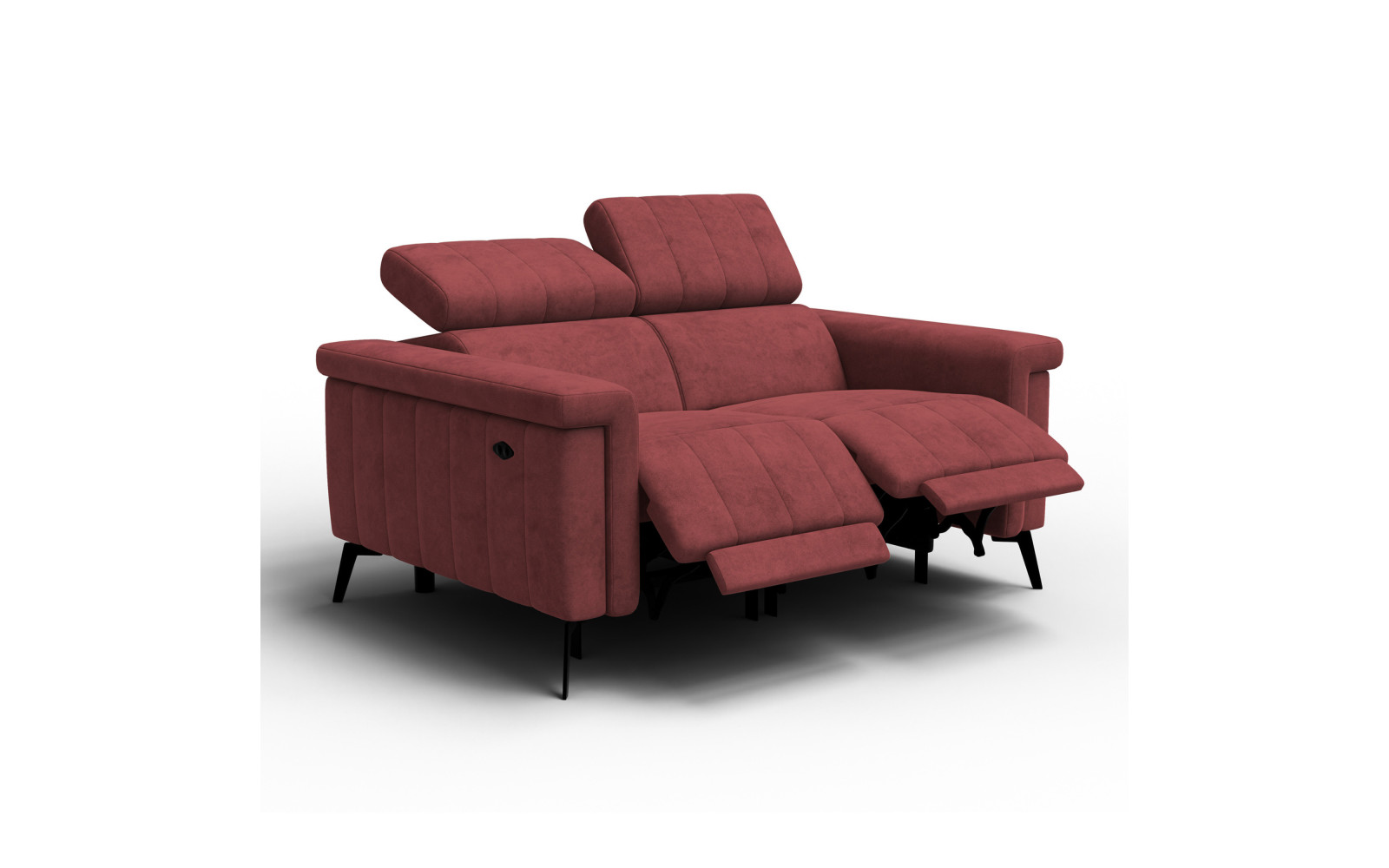 Relaxsofa 2-Sitzer NORDEL, bordeaux