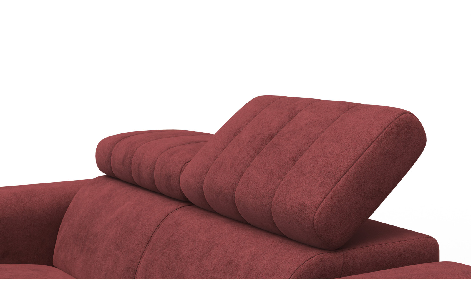 Sofa 2-Sitzer NORDEL, bordeaux