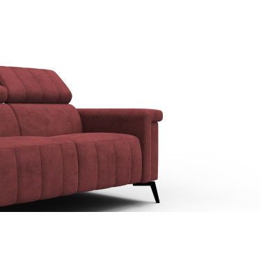Sofa 2-Sitzer NORDEL, bordeaux