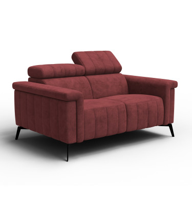 Sofa 2-Sitzer NORDEL, bordeaux