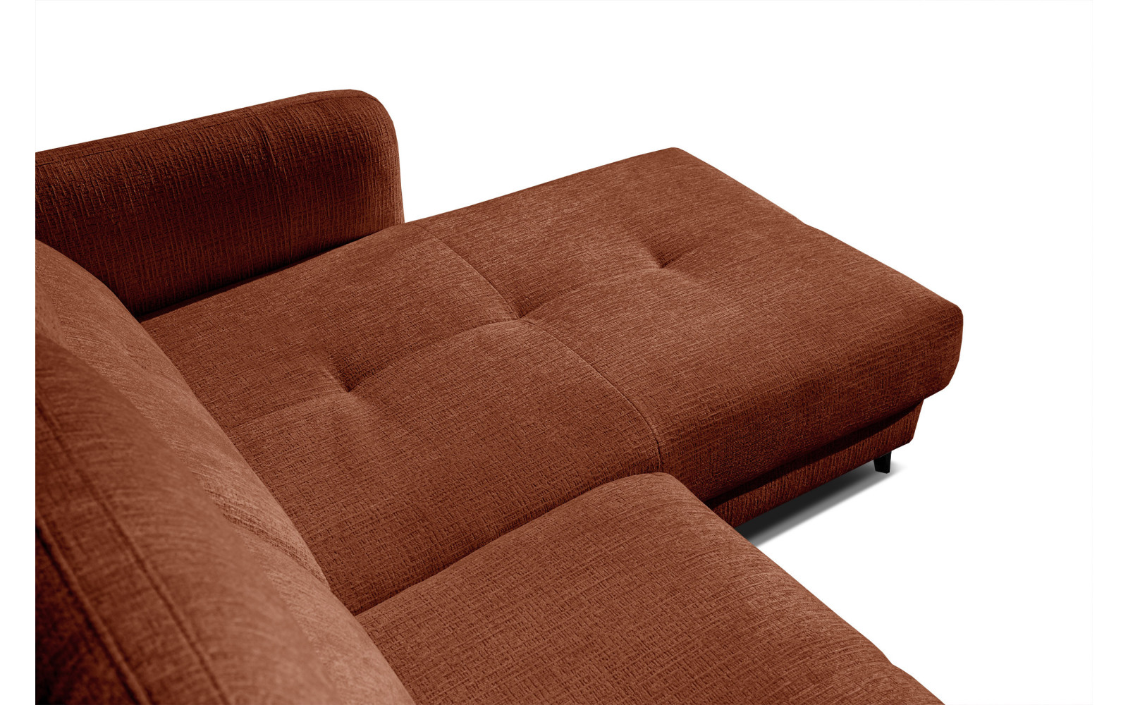 SVEN Ecksofa 3-Sitzer rechts, 1 relax XL, verstellbare Kopfstützen, rot