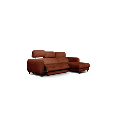 SVEN Ecksofa 3-Sitzer rechts, 1 relax XL, verstellbare Kopfstützen, rot