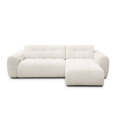 Ecksofa 4-Sitzer rechts LUMERO, creme