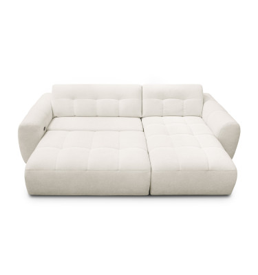 Ecksofa 4-Sitzer rechts LUMERO, creme