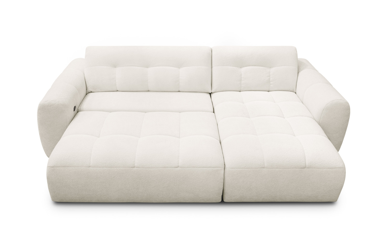 Ecksofa 4-Sitzer rechts LUMERO, creme